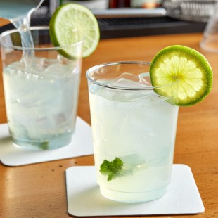 Choice 10 oz. Clear Disposable Plastic Tumbler - 20/Pack