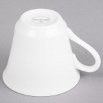 Libbey Slenda 8 oz. Royal Rideau White Porcelain Tall Tea Cup - Sample Libbey Slenda 8 oz. Royal Rideau White Porcelain Tall Tea Cup - Sample