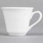 Libbey Slenda 8 oz. Royal Rideau White Porcelain Tall Tea Cup - Sample Libbey Slenda 8 oz. Royal Rideau White Porcelain Tall Tea Cup - Sample
