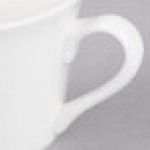 Libbey Slenda 8 oz. Royal Rideau White Porcelain Tall Tea Cup - Sample Libbey Slenda 8 oz. Royal Rideau White Porcelain Tall Tea Cup - Sample