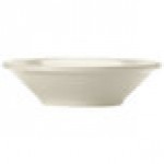 Libbey Porcelana Cream 3.8 oz. Cream White Rolled Edge Porcelain Fruit Bowl - Sample