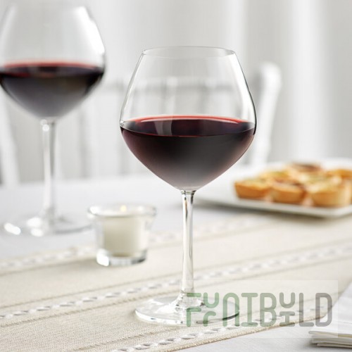 Acopa Elevation 21.5 oz. Burgundy Wine Glass - Sample