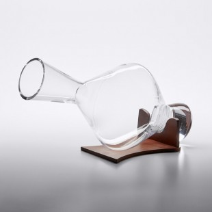 Stolzle from Global Tableware Collective 26.25 oz. Decanter with Wooden Platform Stolzle from Global Tableware Collective 26.25 oz. Decanter with Wooden Platform
