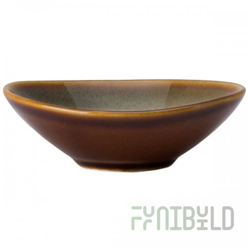 Luzerne Rustic by Oneida 1880 Hospitality L6753066942 2 oz. Sama Porcelain Dish - 120/Case