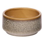 Ariane Freckles 2.37 oz. Brown Round Porcelain Ramekin - 12/Case Ariane Freckles 2.37 oz. Brown Round Porcelain Ramekin - 12/Case