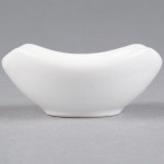 American Metalcraft SQSC20 Squound 2 oz. White Ceramic Sauce Cup - 12/Case