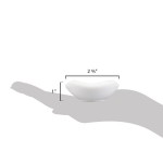 American Metalcraft SQSC20 Squound 2 oz. White Ceramic Sauce Cup - 12/Case