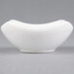 American Metalcraft SQSC20 Squound 2 oz. White Ceramic Sauce Cup - 12/Case