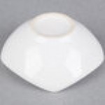 American Metalcraft SQSC20 Squound 2 oz. White Ceramic Sauce Cup - 12/Case