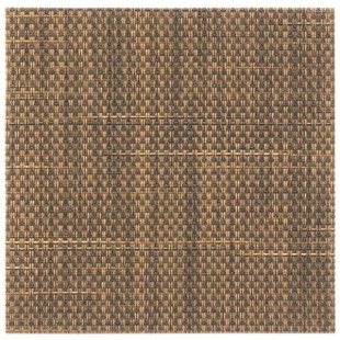 Front of the House Metroweave Copper Woven Vinyl Coaster - 12/Pack