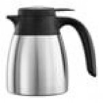 Service Ideas Flow Control 20.2 oz. Stainless Steel Insulated Coffee Carafe / Server FCC06SS