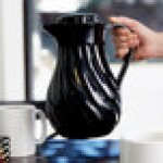 Vollrath 52140 SwirlServe Tilt & Pour 42 oz. Black Beverage Server Vollrath 52140 SwirlServe Tilt & Pour 42 oz. Black Beverage Server