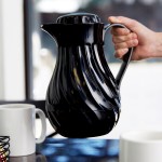Vollrath 52140 SwirlServe Tilt & Pour 42 oz. Black Beverage Server Vollrath 52140 SwirlServe Tilt & Pour 42 oz. Black Beverage Server