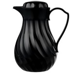 Vollrath 52140 SwirlServe Tilt & Pour 42 oz. Black Beverage Server Vollrath 52140 SwirlServe Tilt & Pour 42 oz. Black Beverage Server