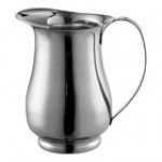 Acopa 64 oz. Satin Copper Stainless Steel Slender Bell Pitcher with Ice Guard