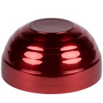 Vollrath 4659215 Double Wall Round Beehive 6.9 Qt. Serving Bowl - Dazzle Red