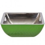 Bon Chef Diamond Collection Cold Wave 3 Qt. Yellow Triple Wall Square Bowl Bon Chef Diamond Collection Cold Wave 3 Qt. Yellow Triple Wall Square Bowl