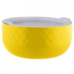 Bon Chef Diamond Collection Cold Wave 3 Qt. Yellow Triple Wall Square Bowl Bon Chef Diamond Collection Cold Wave 3 Qt. Yellow Triple Wall Square Bowl