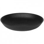 Elite Global Solutions Hermosa 67 oz. Black Marble Embossed Melamine Bowl B382950-BBM - 6/Case