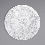 Elite Global Solutions Hermosa 67 oz. Black Marble Embossed Melamine Bowl B382950-BBM - 6/Case