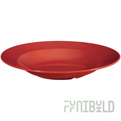 GET B-2412-CR Diamond Harvest 24 oz. Cranberry Melamine Bowl - 12/Case