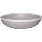 GET B-300-BR Pottery Market 14 oz. Matte Brown Melamine Serving Bowl - 12/Pack