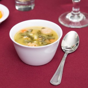 Carlisle 4354002 Dallas Ware 7.5 oz. White Bouillon Cup - 24/Case