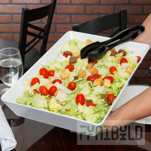 American Metalcraft Endurance 233 oz. Rectangular Melamine Serving Bowl - 6/Case