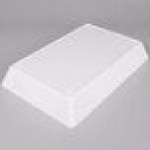 American Metalcraft Endurance 233 oz. Rectangular Melamine Serving Bowl - 6/Case