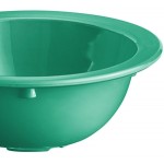 Acopa Foundations 13 oz. Green Narrow Rim Melamine Grapefruit Bowl - 12/Case Acopa Foundations 13 oz. Green Narrow Rim Melamine Grapefruit Bowl - 12/Case