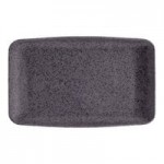 Acopa Cavern 0.75 oz. Dark Gray Round Melamine Ramekin - 24/Case