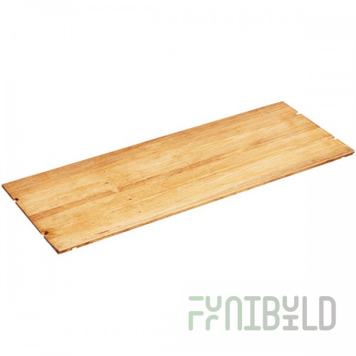 Cal-Mil 1435-1248-99 Madera Rustic Pine Rectangular Riser Shelf - 48