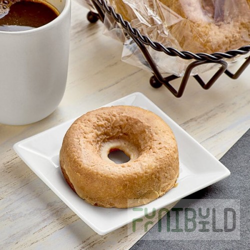 Southern Roots Individually Wrapped Vegan Pumpkin Spice Cake Donut 1.97 oz. - 48/Case