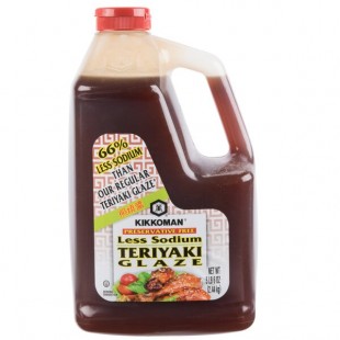 Kikkoman Less Sodium Preservative Free Teriyaki Glaze 5.37 lb.