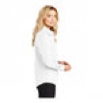 Port Authority L608 Women's Customizable White / Light Stone Long Sleeve Wrinkle-Resistant Easy-Care Dress Shirt - L