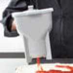 Vollrath 2800-31 Traex® Sauce Boss 48 oz. Sauce Dispenser with Legs