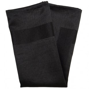 Snap Drape 54682222NH014 Black Milan Satin Band Cloth Napkin, 22 Snap Drape 54682222NH014 Black Milan Satin Band Cloth Napkin, 22