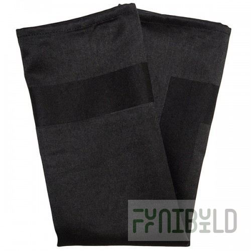 Snap Drape 54682222NH014 Black Milan Satin Band Cloth Napkin, 22