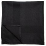 Snap Drape 54682222NH014 Black Milan Satin Band Cloth Napkin, 22 Snap Drape 54682222NH014 Black Milan Satin Band Cloth Napkin, 22