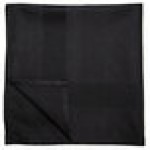 Snap Drape 54682222NH014 Black Milan Satin Band Cloth Napkin, 22 Snap Drape 54682222NH014 Black Milan Satin Band Cloth Napkin, 22