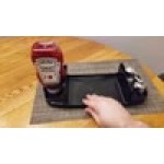 San Jamar H400CTBK Tabletop Condiment Caddy for H4005TBK Venue Napkin Dispenser
