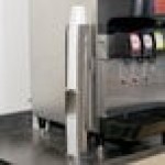 San Jamar L3402 Two-Tier Stainless Steel Wall Mount 12 - 24 oz. Lid Holder