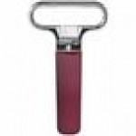 Franmara Ahh Super! Chrome-Plated Two-Prong Customizable Cork Extractor with Burgundy Sheath 2125-03