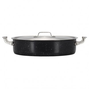 Bon Chef 60030GALAXY Cucina 6 Qt. Galaxy Stainless Steel Induction Brazier Pot with Lid Bon Chef 60030GALAXY Cucina 6 Qt. Galaxy Stainless Steel Induction Brazier Pot with Lid