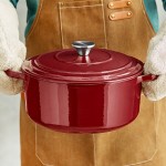 Valor 7 Qt. Merlot Enameled Cast Iron Dutch Oven Valor 7 Qt. Merlot Enameled Cast Iron Dutch Oven