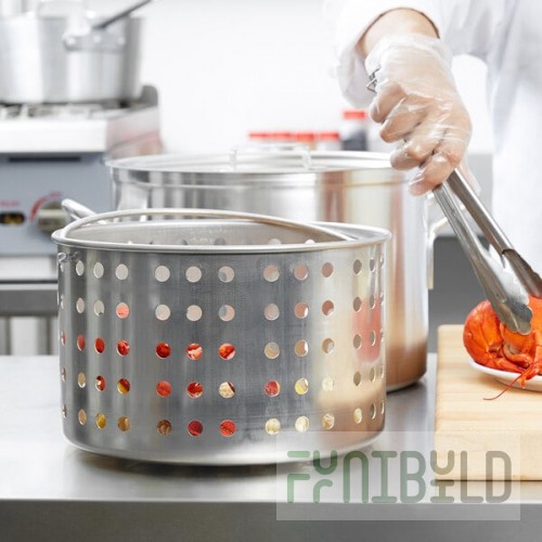 Vollrath 68289 Wear-Ever 20 Qt. Replacement Boiler / Fryer Basket for 68271
