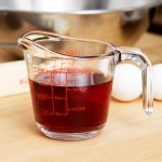 Anchor Hocking 55175AHG18 8 oz. Clear Glass Measuring Cup
