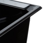 Vollrath 9006420 Super Pan® Full Size Black High Heat Plastic Food Pan - 6 Vollrath 9006420 Super Pan® Full Size Black High Heat Plastic Food Pan - 6