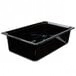 Vollrath 9006420 Super Pan® Full Size Black High Heat Plastic Food Pan - 6 Vollrath 9006420 Super Pan® Full Size Black High Heat Plastic Food Pan - 6