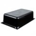 Vollrath 9006420 Super Pan® Full Size Black High Heat Plastic Food Pan - 6 Vollrath 9006420 Super Pan® Full Size Black High Heat Plastic Food Pan - 6